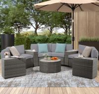 Latitude Run Rasmus 7-Piece Rattan Sofa Seating Group