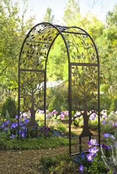 Plow & Hearth Garden Steel Arbor