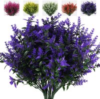 RECUTMS Lavender Fake Shrubs