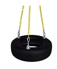 Safari Swings Tire Swing Seat with Plastic Coated Chains