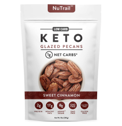 NuTrail Keto Glazed Pecans - Sweet Cinnamon