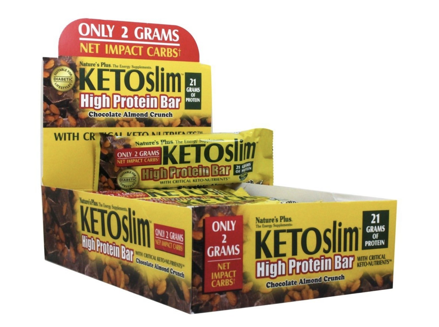 Nature&#039;s Plus KETOslim High Protein Bars