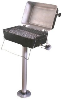 Springfield Dlx Propane Pedestal Grill
