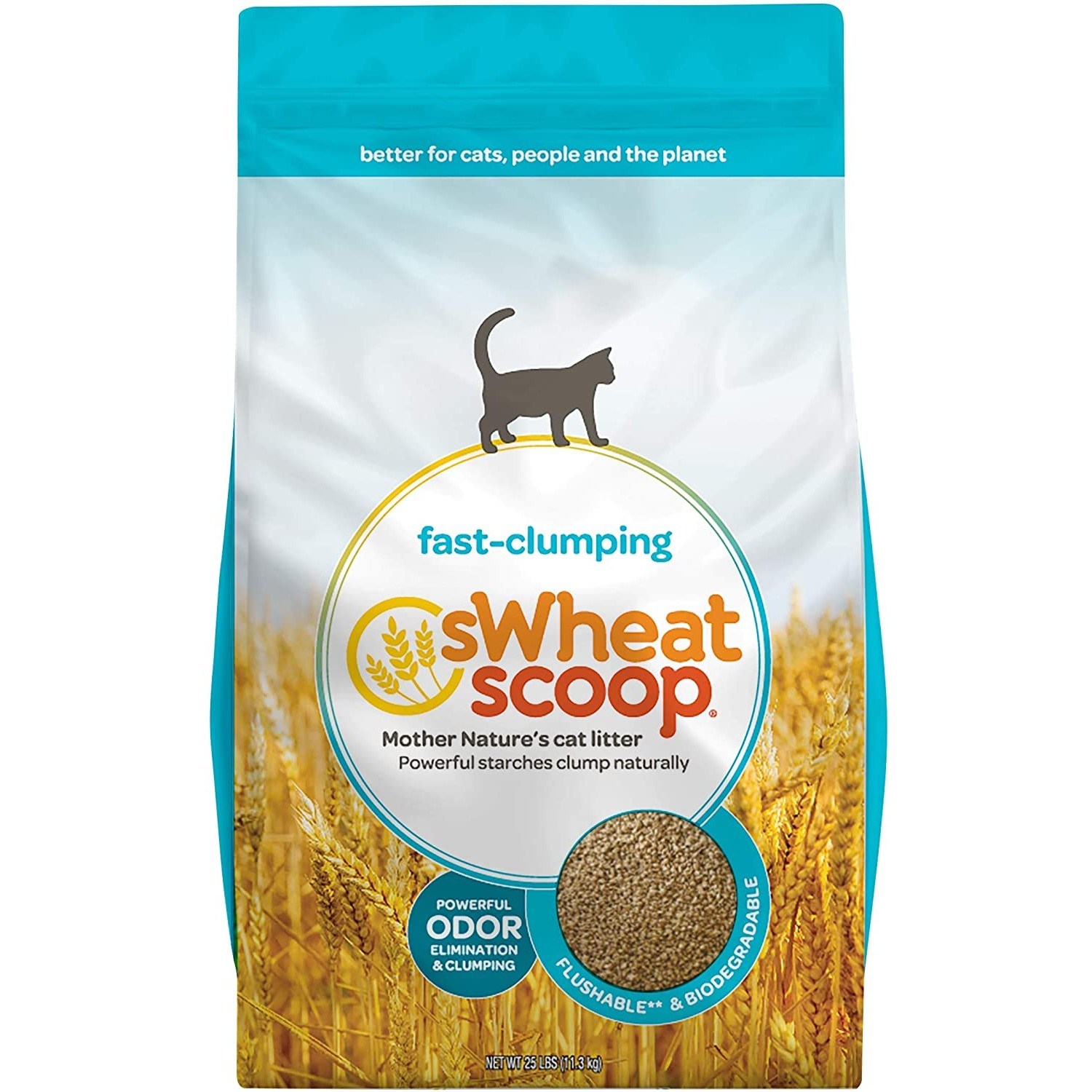 sWheat Scoop Wheat-Based Natural Cat Litter