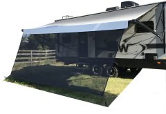 Tentproinc Black Mesh Sunshade RV Awning