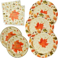 Gift Boutique Thanksgiving Fall Plates