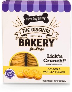 Three Dog Bakery Lick'n Crunch Sandwich Cookies