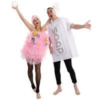 Spooktacular Creations Loofah and Soap Costume for Adult Group or Couples