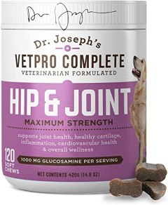 Vet Pro Complete Maximum Strength Glucosamine Soft Chews for Dogs