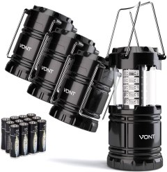 Vont Four-Pack LED Camping Lantern