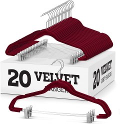 Zober Premium Velvet Skirt Hangers